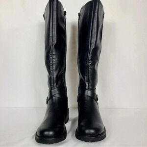LIFE STRIDE BLACK KARTER RIDING BOOTS